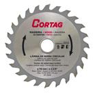 Disco de Serra Circular para Madeira Cortag 100mm 24 Dentes