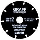 Disco de Serra Com Tungstênio Para Madeira 110 x 20mm (706,0001) - Graff Vantage Disco de Serra Com Tungstênio Para Madeira 110 x 20mm (706,0001) - Graff Vantage