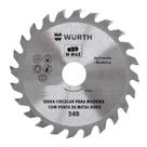 Disco de Serra para Madeira W-Max Wurth 7.1/4"(185mm) 24 Dentes