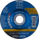 Disco desbaste E 115 7 PSF Steelox Pferd