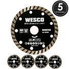 Disco diamantado 110x1.2x20mm ws9723 kit 5 pçs Disco diamantado 110x1.2x20mm ws9723 kit 5 pçs