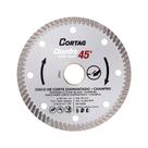 Disco Diamantado 115mm 4.1/2" Turbo Chanfro Cortag