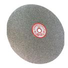 Disco Diamantado 200mm Para Lapidar, Facetar E Polir Pedras - furo 12mm