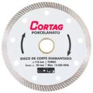 DISCO DIAMANTADO CORTAG PORCELANATO TURBO 110mm x 20mm - 60863