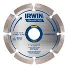Disco diamantado irwin segmentado 110mmx20mm concreto tijolo