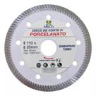 Disco Diamantado Porcelanato De Corte Turbo 110 X 20 Mm