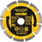 Disco Diamantado Segmentado 125mm V3 1268125000 Vonder