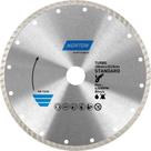 Disco Diamantado Segmentado 230 Mm Furo 22 Mm Linha Standard Norton Para Granito Pedras E Mármore
