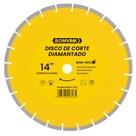 Disco diamantado segmentado 350 mm para concreto e pedra - BOM-5113