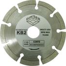 Disco Diamantado Segmentado para Concreto Turbo KB2 Dinser