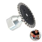 Disco Esmerilhadeira Corte 50mm Rosca M14 Entalhe Pedra Granito