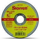 disco fino starret 4.1/2x7/8x1,6 corta metal, aço ,inox etc