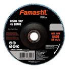 Disco Flap 45 graus 7 120g para Desbaste e Semiacabamento Famastil