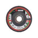 Disco Flap Aeme Prime Fibra Angular Óxido de Alumínio 4.1/2" (115mm) 10 Unidades