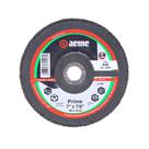 Disco Flap Aeme Prime Fibra Angular Óxido De Alumínio 7" (180mm) 10 Unidades