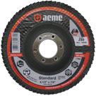 Disco Flap Aeme Standard Fibra Angular Zircônio 4.1/2" (115mm) 10 Unidades