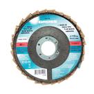 Disco flap, base manta abrasiva, grosso, 115 x 22mm, 1pc // gross