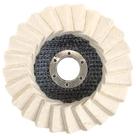 Disco flap de feltro para polimento inox metais 115mm x 22,23mm - atopy