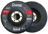 Disco Flap Desbaste 115mm 4.1/2" CS-BF G120 Cortag Acabamento Extra Fino