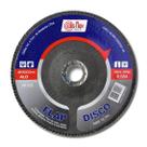 Disco Flap Disflex Óxido de Alumínio 7" Grão 120 Com 10 Peças Disco Flap Disflex Óxido de Alumínio 7" Grão 120 Com 10 Peças