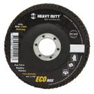 Disco flap ecoinox fibra conico 4.1/2 grana 60 - 5 unidades