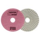 Disco Flexível Diamantado Norton Brilho D'Água 100mm 4 Passos G1500 Roxo - Embalagem com 10 Unidades