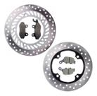 Disco Freio Cb300 Dianteiro + Traseiro E Pastilhas Sem Abs