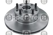 Disco freio dianteiro ventilado opala caravan 1981 a 1992 c/ cubo