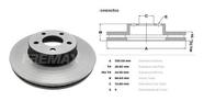 Disco freio ford ranger 4x4 01/11 dian ventila