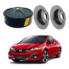 Disco Freio Traseiro Civic Si 2.4 2014 A 2015