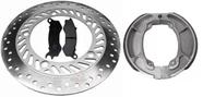 Disco Freio Xr250 Tornado com Pastilhas e Patim Freio Traseiro