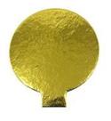 Disco Laminado Dourado 8cm Base Para Doces Monoporção 50 un
