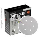 DISCO LIXA 6POL 6F GRAO 0060 D150 RHYNOGRIP WHITE INDASA CX 050 - Cor: Branco DISCO LIXA 6POL 6F GRAO 0060 D150 RHYNOGRIP WHITE INDASA CX 050 - Cor: Branco
