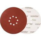 Disco Lixa Costado Pluma 225mm Grão 220 Lixadeiras Lpv 400b Lpv 600 Lpv 925 Lpv 950b Lpv 1000 Vonder Ostenvonder
