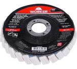 Disco Para Polimento Feltro Metal Inox 4.1/2X7/8 Worker - 2pc