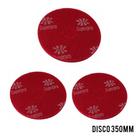 Disco Restaurador Vermelho 350mm Superpro Bettanin - Kit com 03 unidades