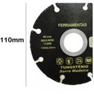 Disco Serra Madeira Tungstênio Para Esmerilhadeira