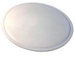 Disco Tabua Pizza Com Canaleta 37 Cm Em Polietileno 10 Mm