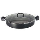 Disco Tacho Antiaderente Genginskan 40cm Tampa de Vidro