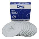 Disco Tacógrafo Semanal 7 Dias Dml 125km/h Caixa Com 10un
