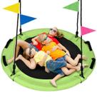 Disco Tree Swing HeyZoo de 48 polegadas voando com capacidade de 410 kg verde