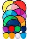 Disco voador dobrável Fans Gejoy de 9,8", 208 unidades, cores variadas Disco voador dobrável Fans Gejoy de 9,8", 208 unidades, cores variadas