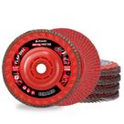 Discos de aba EZARC 60 Grit Ceramic Grain 115 mm para aço inoxidável