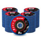 Discos de aba EZARC de alta densidade 40 Grit 115 mm 50 PCS Discos de aba EZARC de alta densidade 40 Grit 115 mm 50 PCS