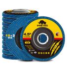 Discos de aba PRETEC 4,5x7/8 120 Grit para rebarbadora angular, 12 pacotes