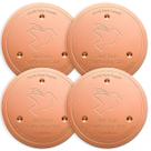 Discos de Cobre para Banho de Pássaros Mellbree 0,6 mm de Espessura, Kit com 4 Discos de Cobre para Banho de Pássaros Mellbree 0,6 mm de Espessura, Kit com 4