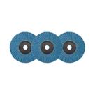 Discos De Lixa Flap De 3 Polegadas (76mm) Com 3 Peças, Grão 60, Para Esmerilhadeira Angular