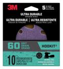 Discos de lixar 3M, ultrarduráveis, 12,7 cm, 60 grão, pacote com 10 unidades