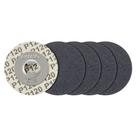 Discos de lixar Dremel EZ Lock 120 Grit para ferramentas rotativas, 5 unidades