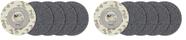 Discos de lixar Dremel EZ Lock 60 Grit para ferramentas rotativas 10P Discos de lixar Dremel EZ Lock 60 Grit para ferramentas rotativas 10P